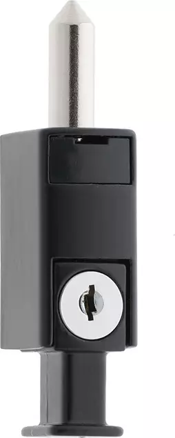 Security Mini Patio Bolt - 1 Pack - BLK