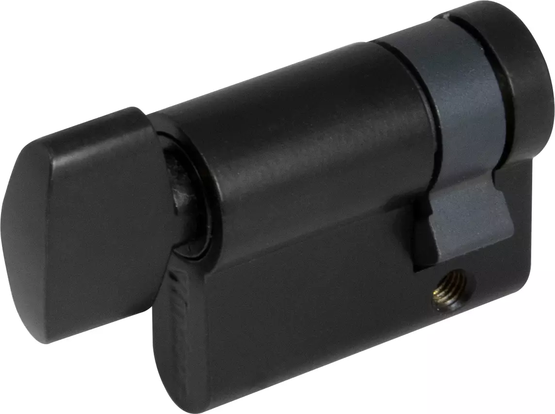30mm - Half Euro Turn Cylinder - BLK