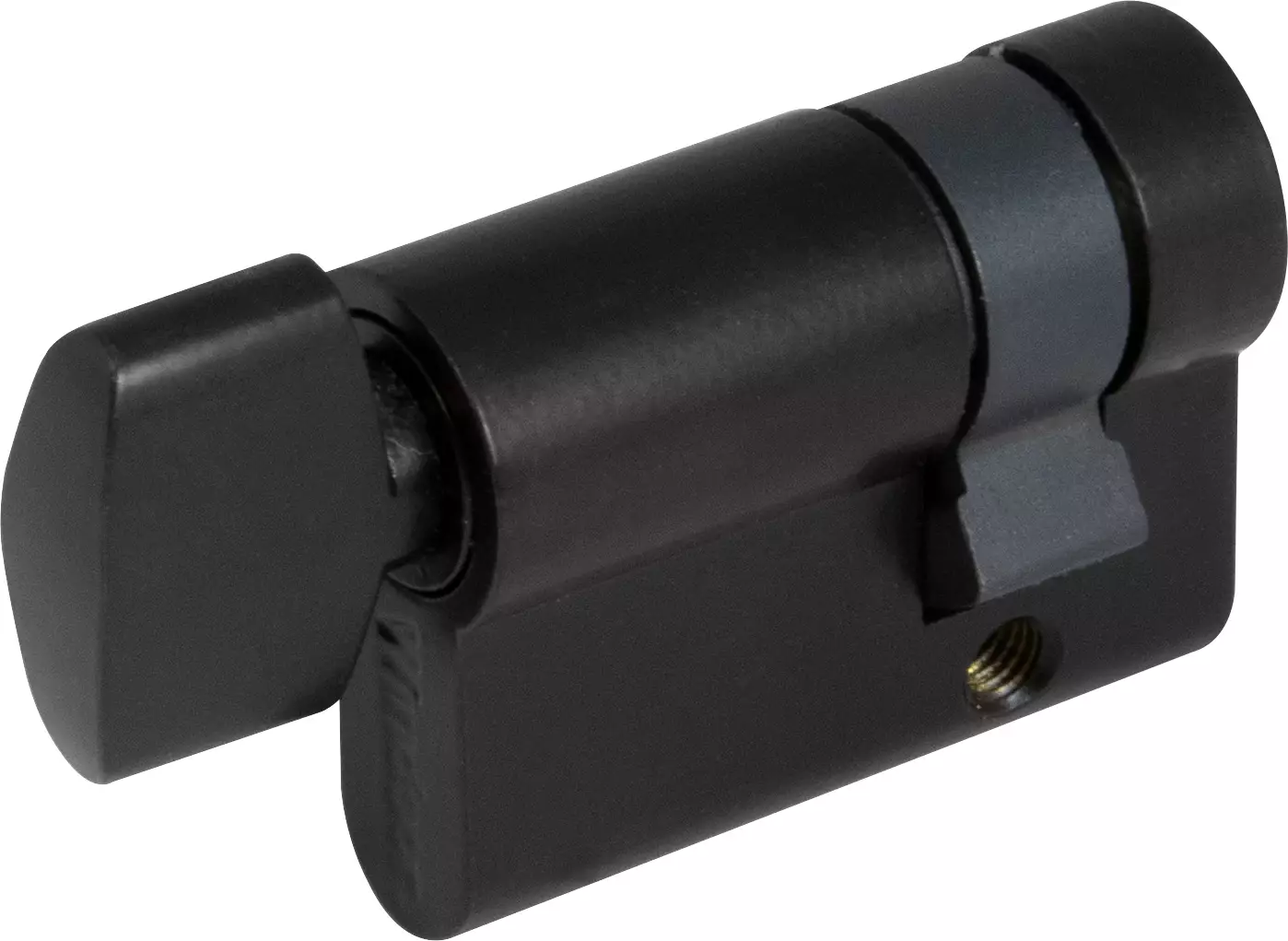 35mm - Half Euro Turn Cylinder - BLK