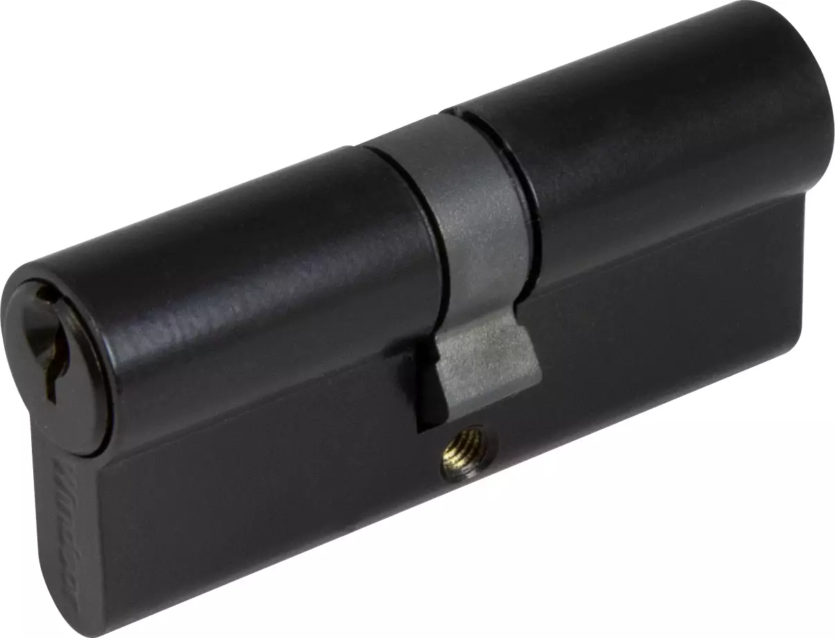 70mm - Euro Cylinder - 5 Pin - Key/Key - BLK