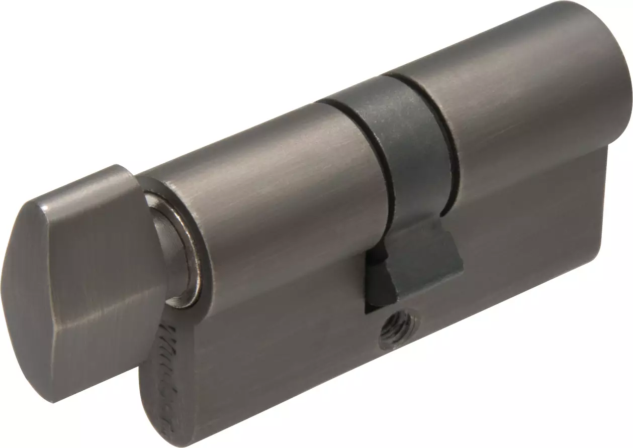 60mm - Euro Cylinder - 5 Pin - Key/Turn - GN