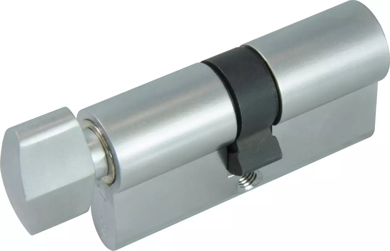 60mm - Euro Cylinder - 5 Pin - Key/Turn - PC