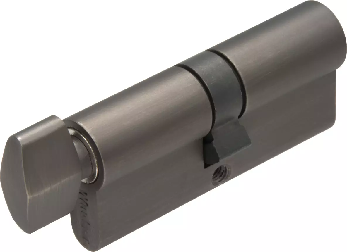 70mm - Euro Cylinder - 5 Pin - Key/Turn - GN