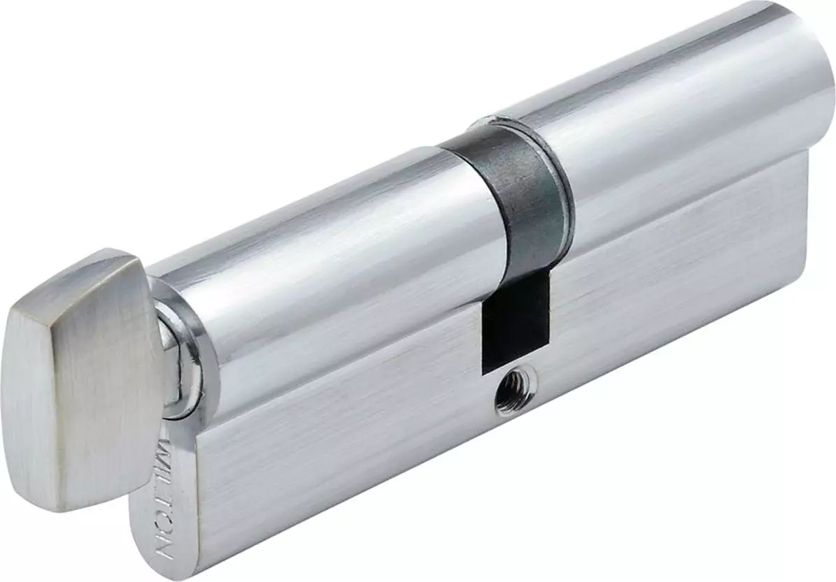 90mm - Euro Cylinder - 5 Pin - Key/Turn - PC