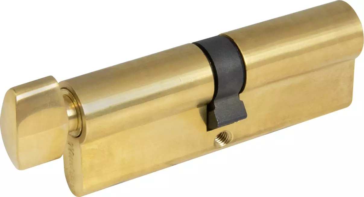 90mm - Euro Cylinder - 5 Pin - Key/Turn - UB