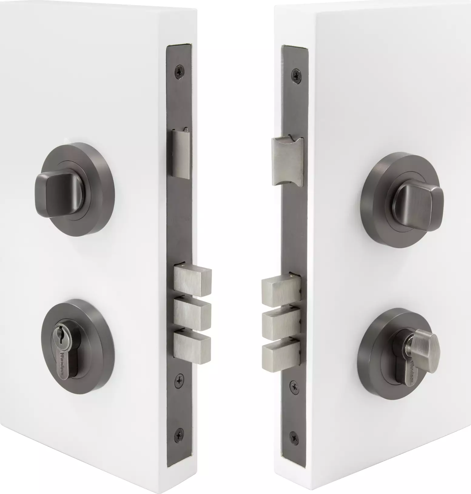 Double Turn - Round Rose Kit - 60mm B/set - Key/Turn