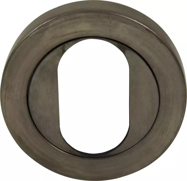 Oval Escutcheon - 50mm Rose - NB