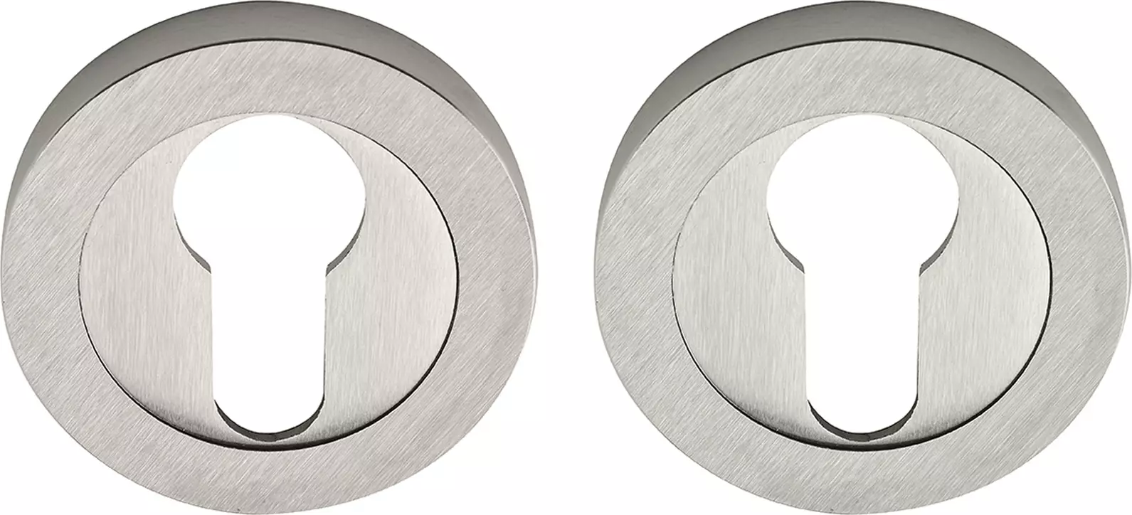 Euro Escutcheon Pr - 50mm - BN