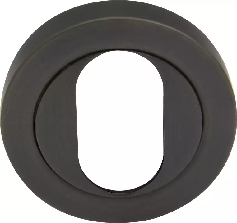 Oval Escutcheon - 50mm Rose - DRB