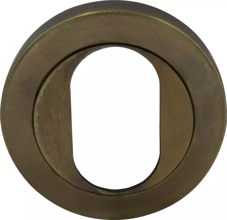 Oval Escutcheon - 50mm Rose - ORB