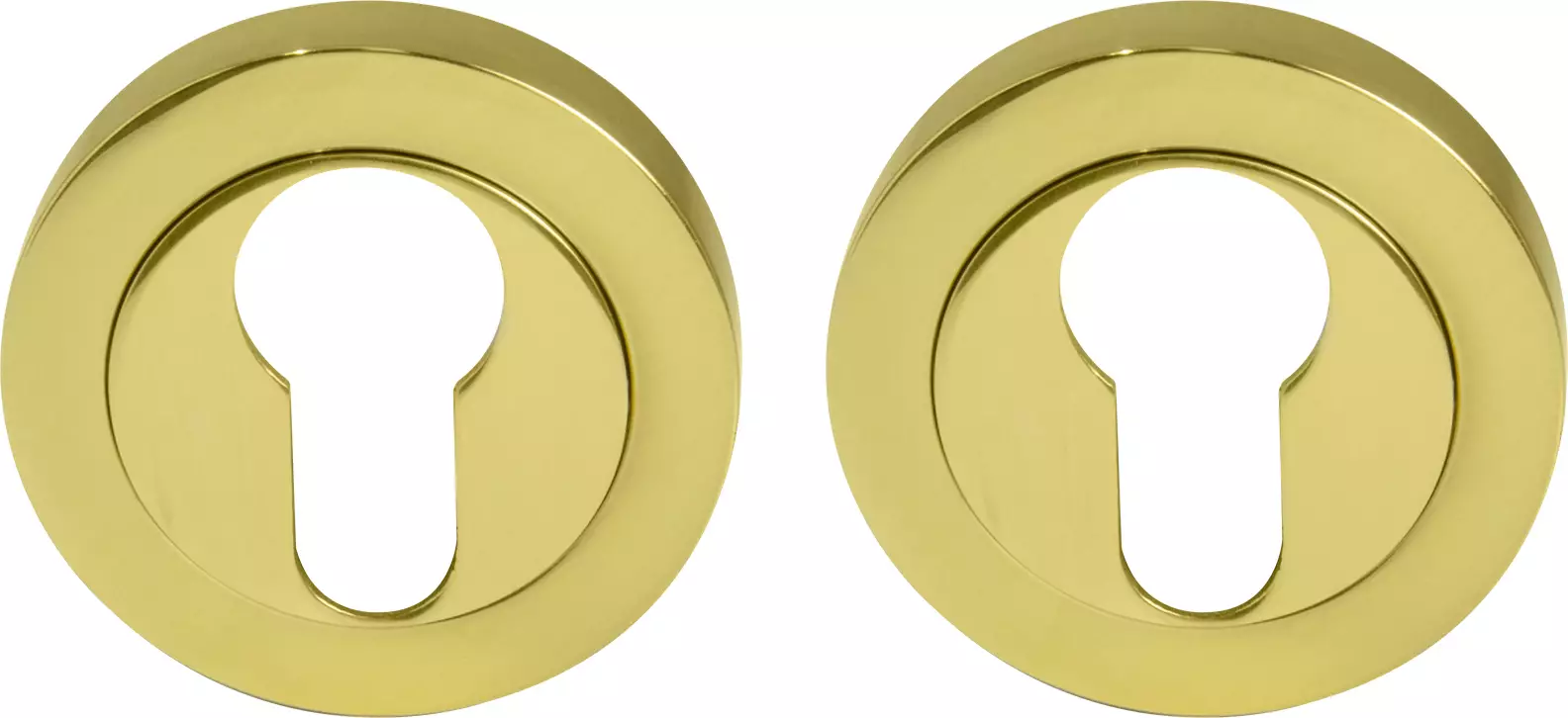 Euro Escutcheon Pr - 50mm - UB