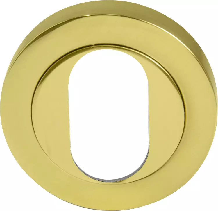 Oval Escutcheon - 50mm Rose - UB