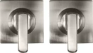 Mini Lever Set - 54 x 54mm Sq Rose - BN