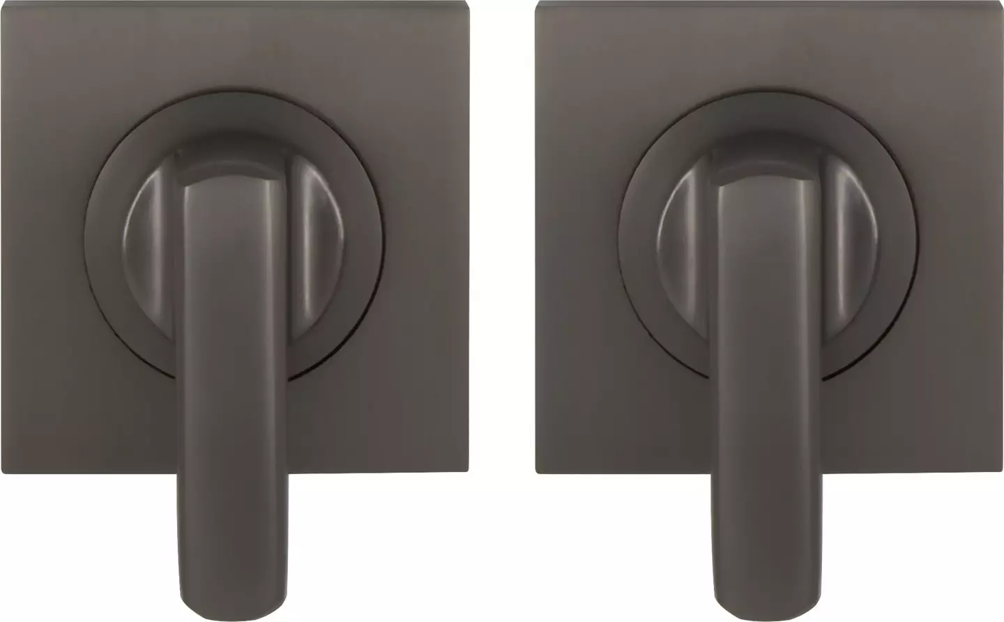 Mini Lever Set - 54 x 54mm Sq Rose - GN