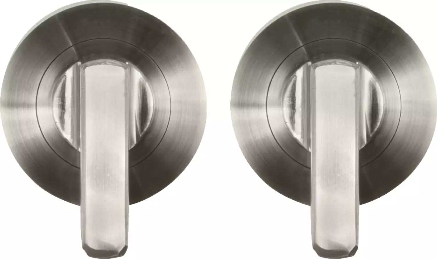 Mini Lever Set - 54mm Round Rose - BN