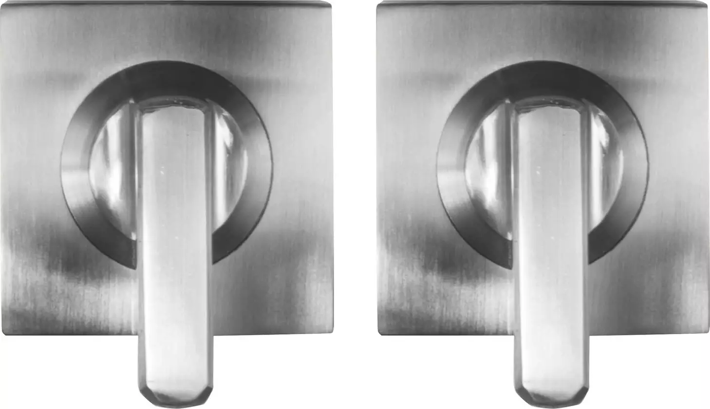Mini Lever Set - 54 x 54mm Sq Rose - PC