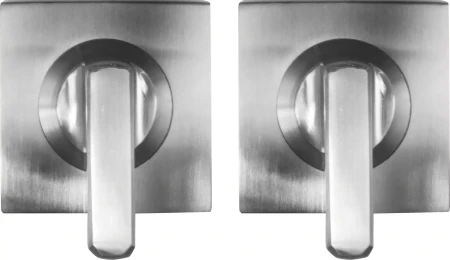 Mini Lever Set - 54 x 54mm Sq Rose - PC