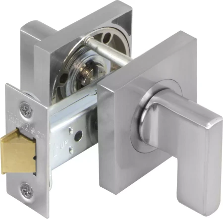 Mini Lever Latch Set - 60mm B/set - Sq Rose - PC