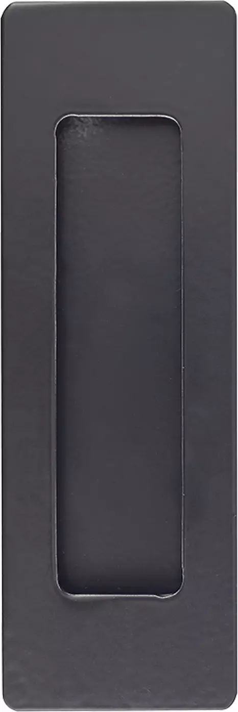 Flush Pull - Con Fix - 126 x 42mm - BLK