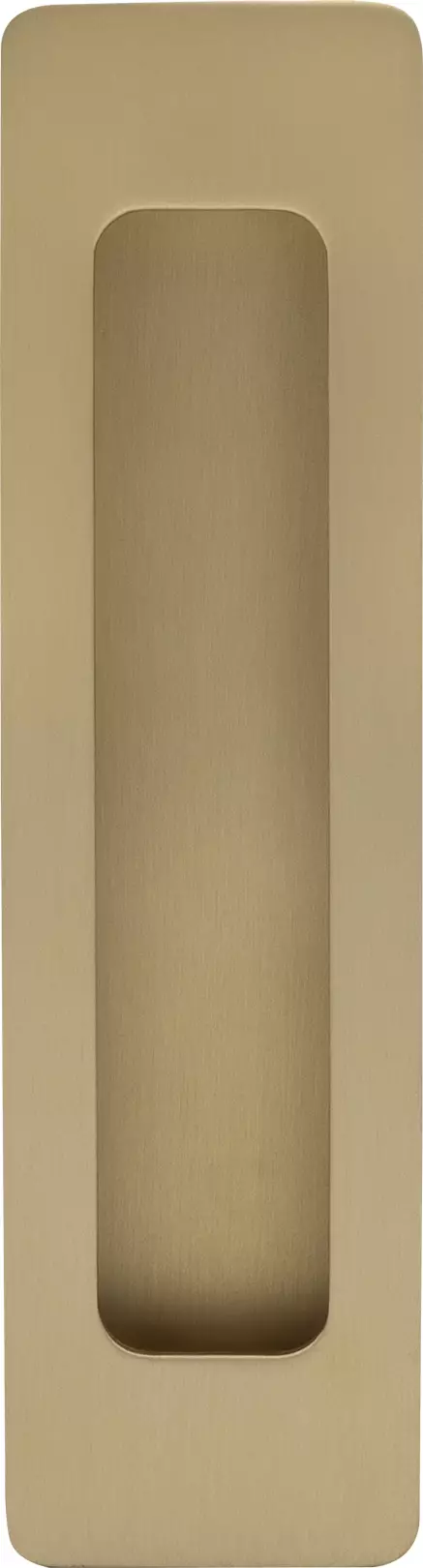 Brass Flush Pull - Con Fix - 126 x 42mm - MSB