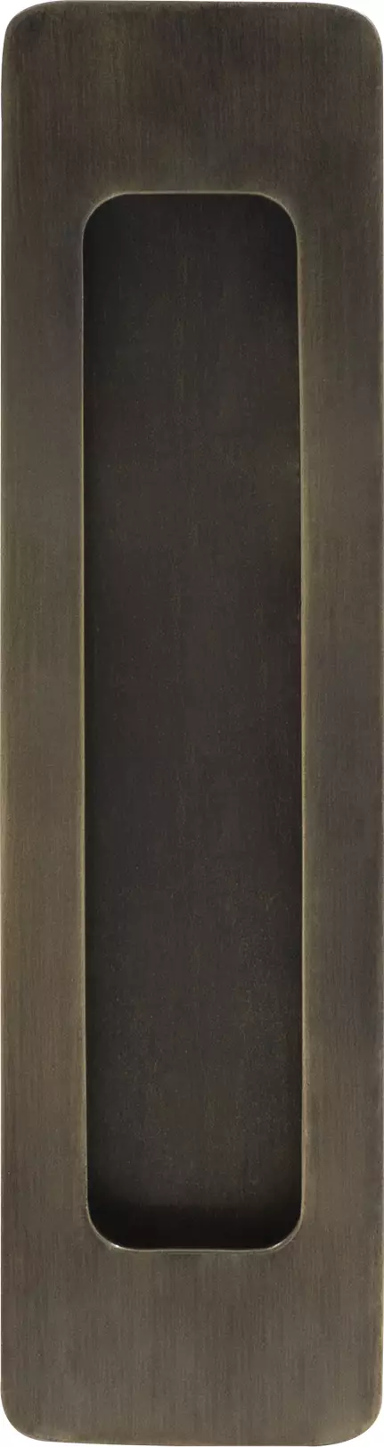 Brass Flush Pull - Con Fix - 126 x 42mm - ORB