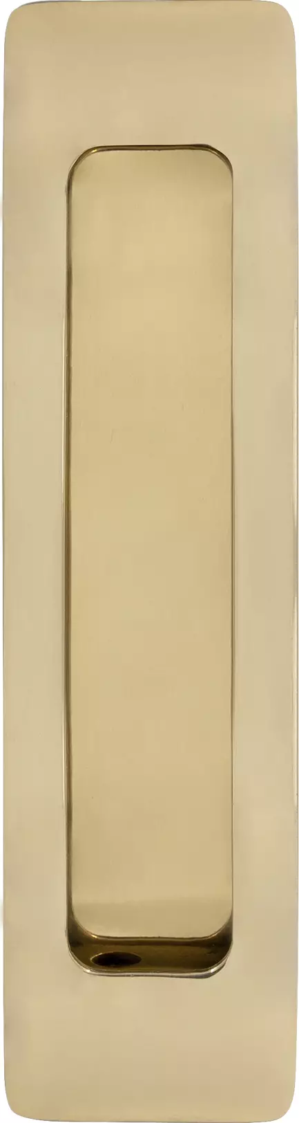 Brass Flush Pull - Con Fix - 126 x 42mm - PB