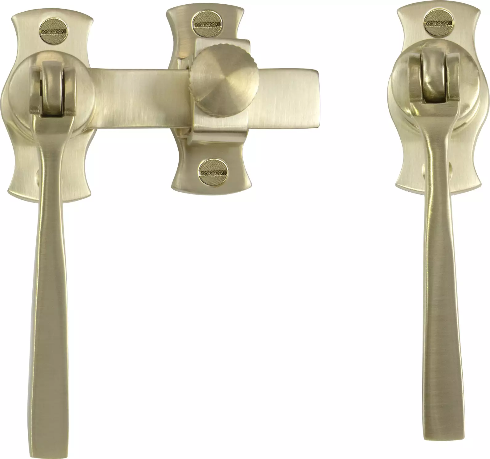 French Door Catch Set - Square - MSB