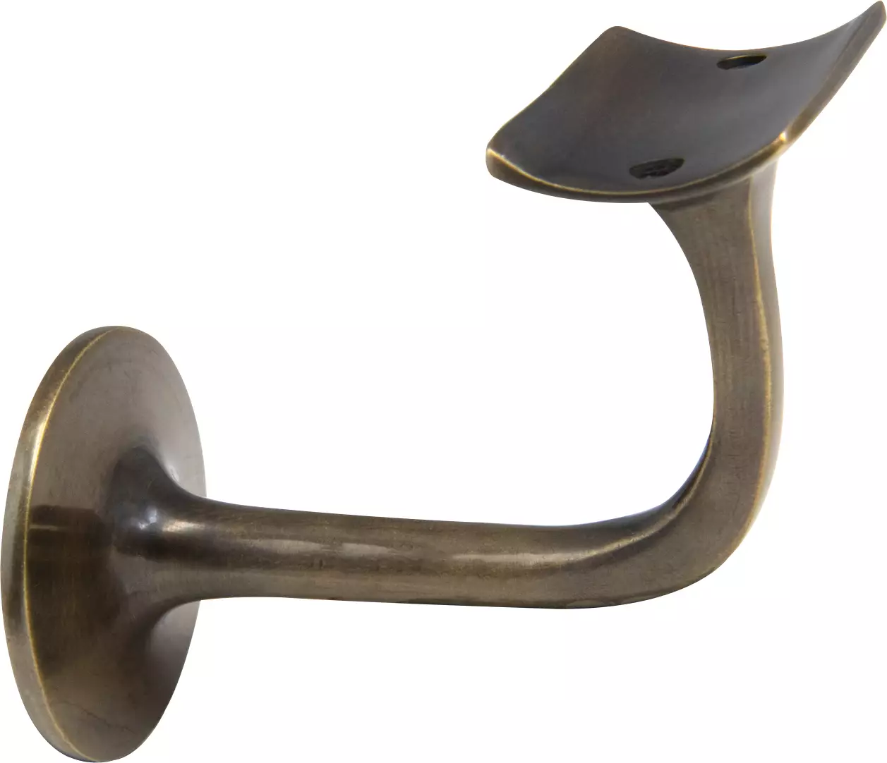 Stair Rail Bracket - 75mm Curved Rail - ORB