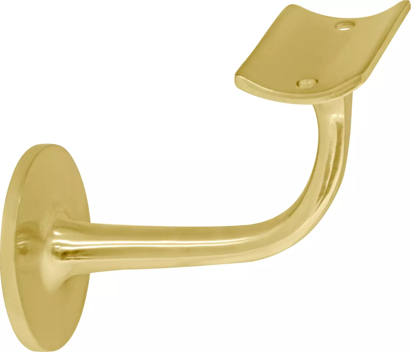 Stair Rail Bracket - 75mm Curved Rail - PB