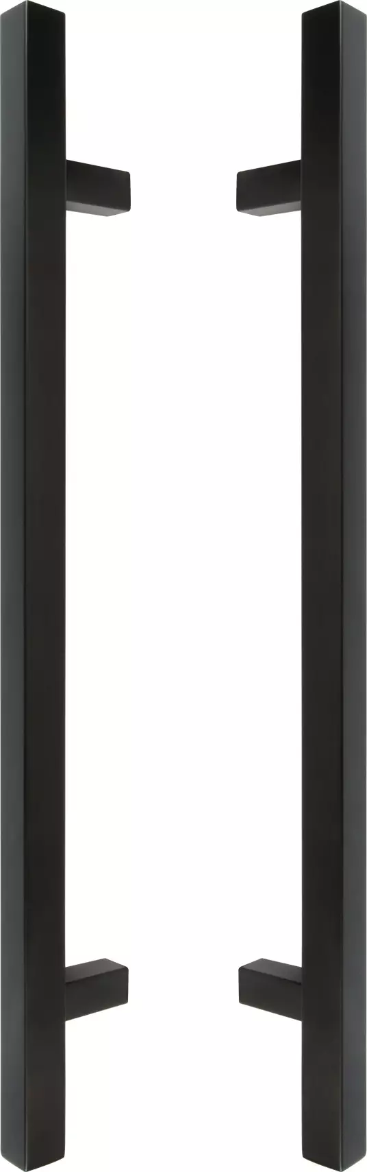 600mm B2B Handle Set - 25mm Sq - BLK