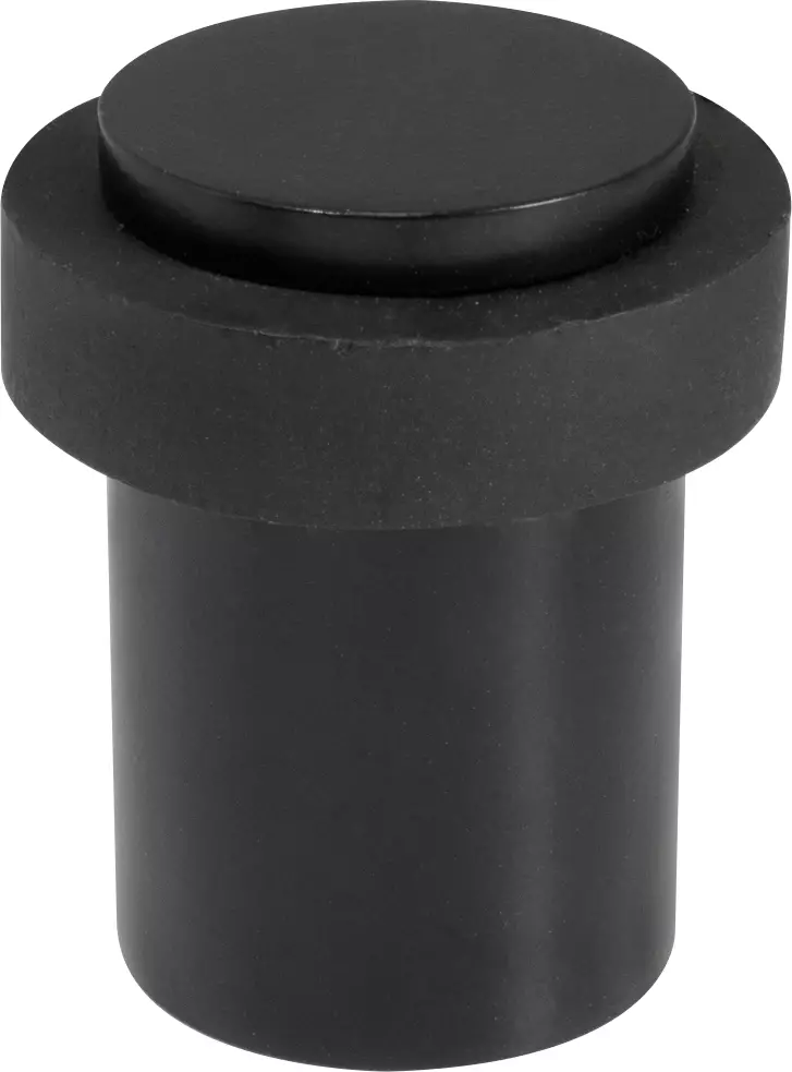 60mm Doorstop Floor Mount - BLK