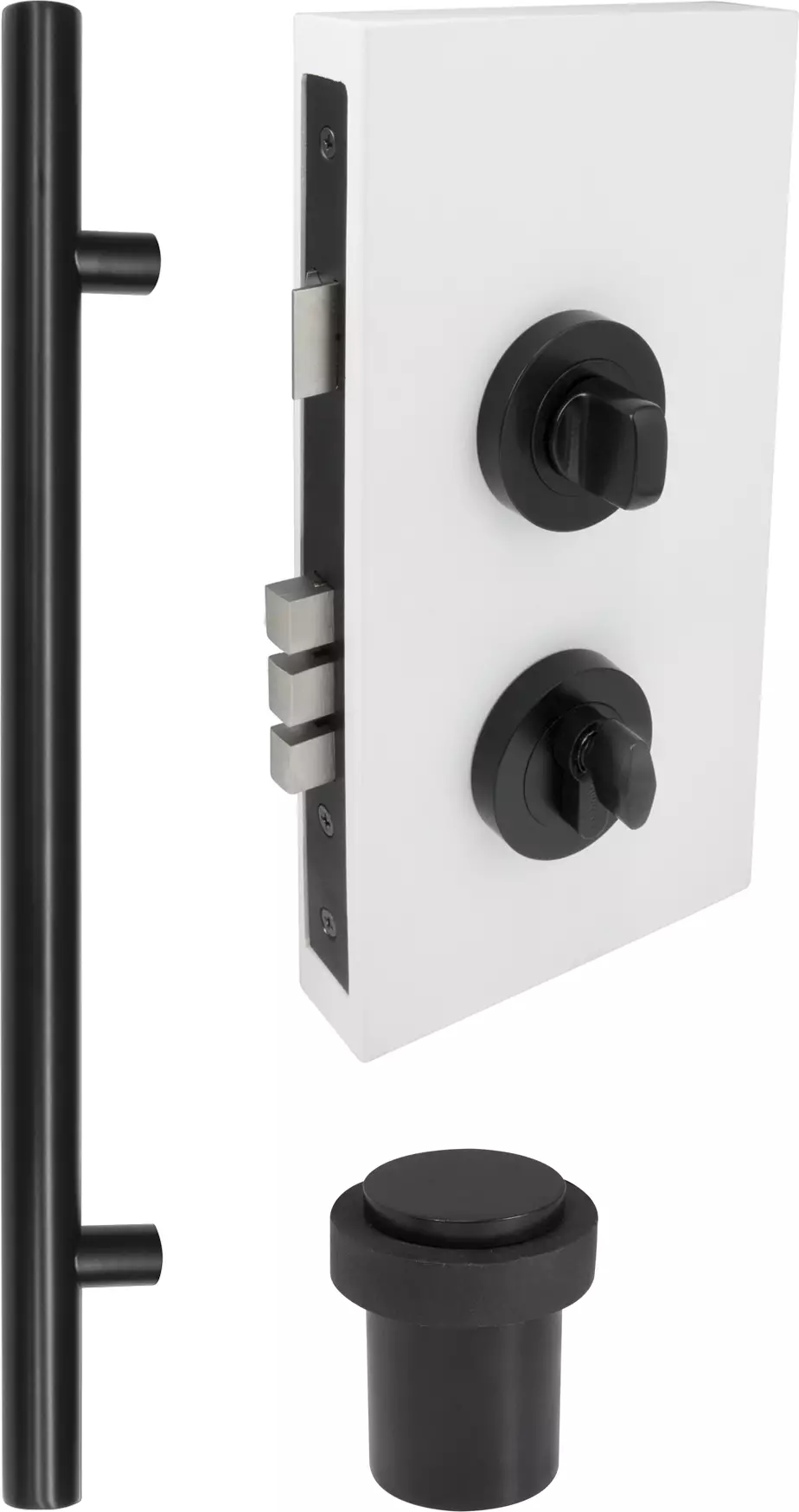 32mm Rnd 600mm + Lock + Stop Combo Set - BLK