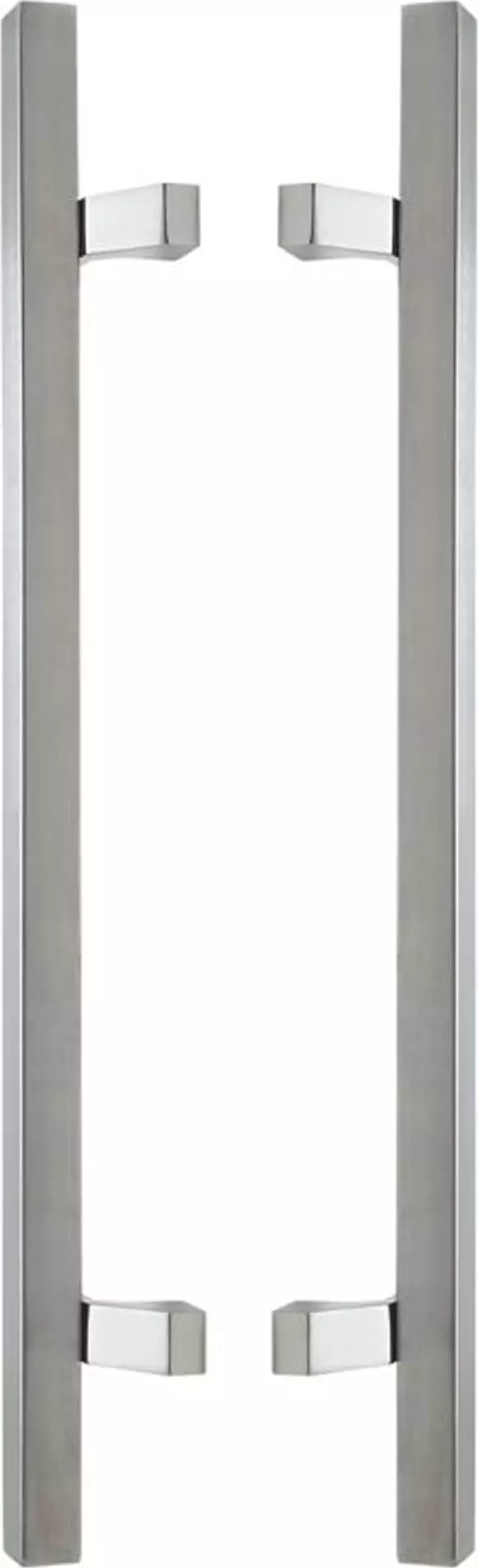 Sq Offset - 600mm B2B Pull Handle Set - BLK