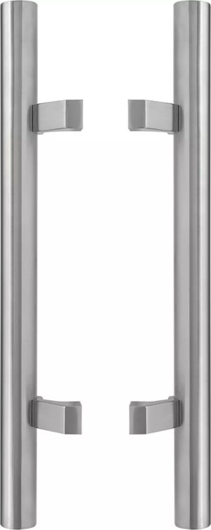 Round Offset - 450mm B2B Pull Handle Set - BLK