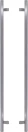 Sq Offset - 1200mm B2B Pull Handle Set - PC