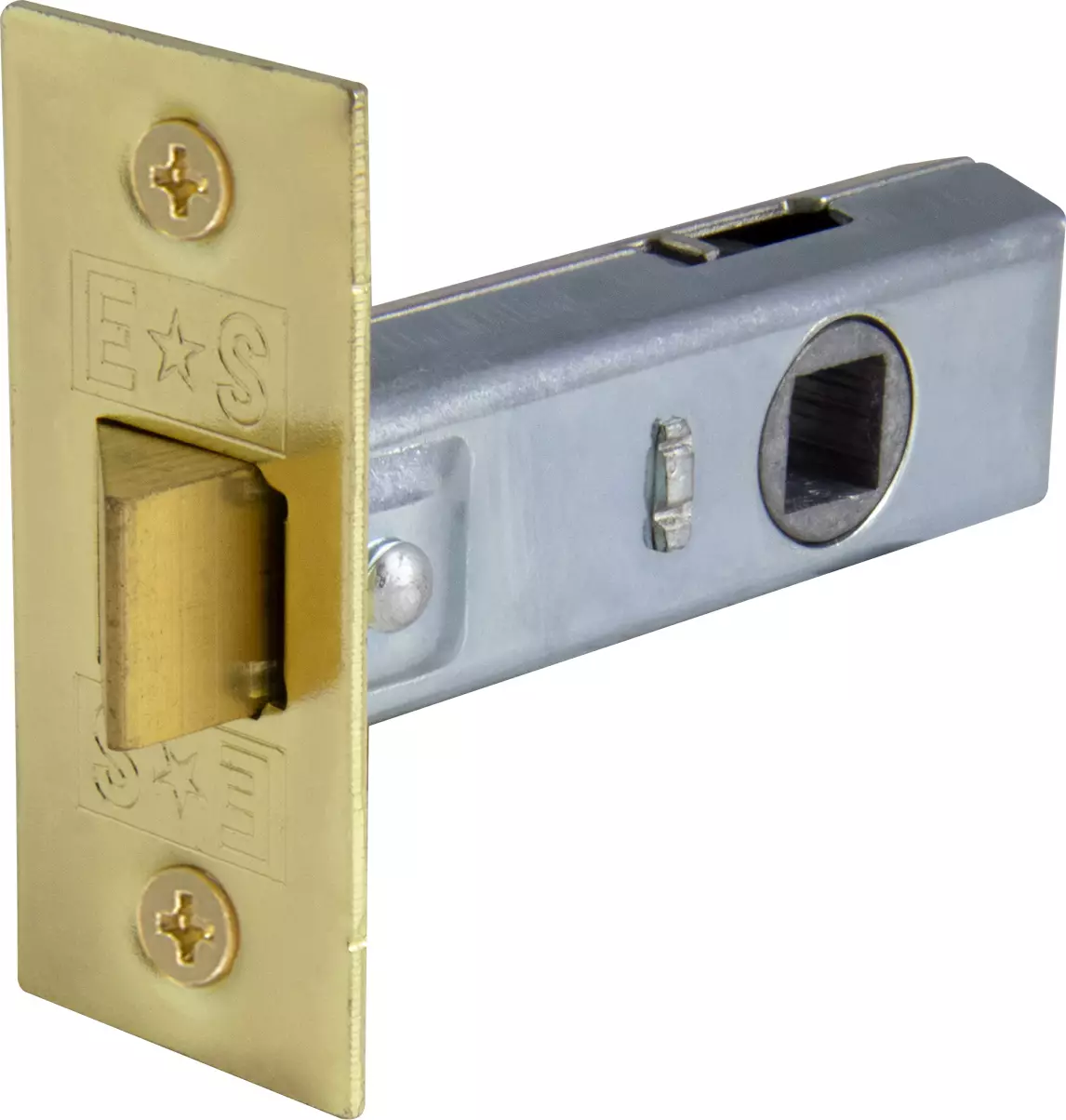 Tubular Latch - 45mm B/Set - PB