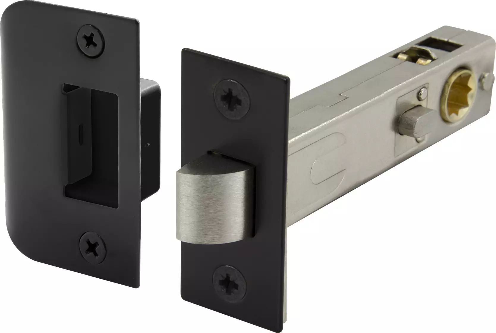 Integrated Privacy Latch - 70mm - BLK