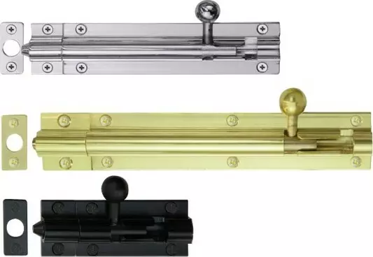 Straight Barrel Bolt - 35/50/75/100/150mm