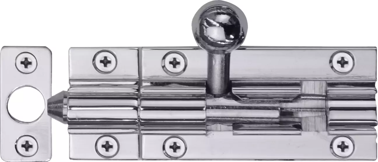 Straight Barrel Bolt - 50mm - CP