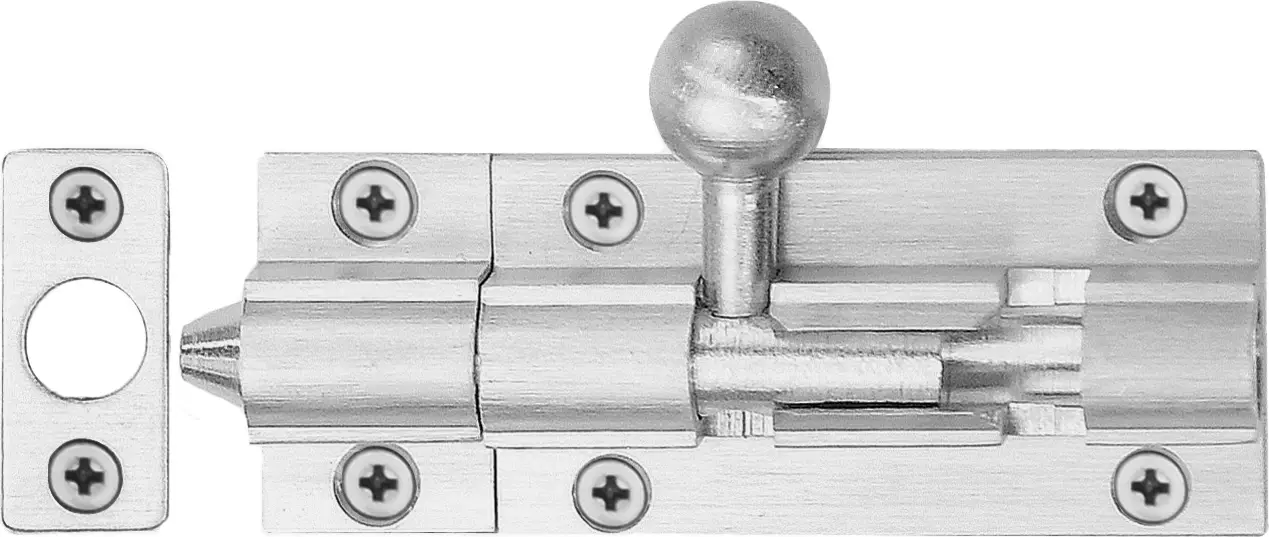 Straight Barrel Bolt - 50mm - PC
