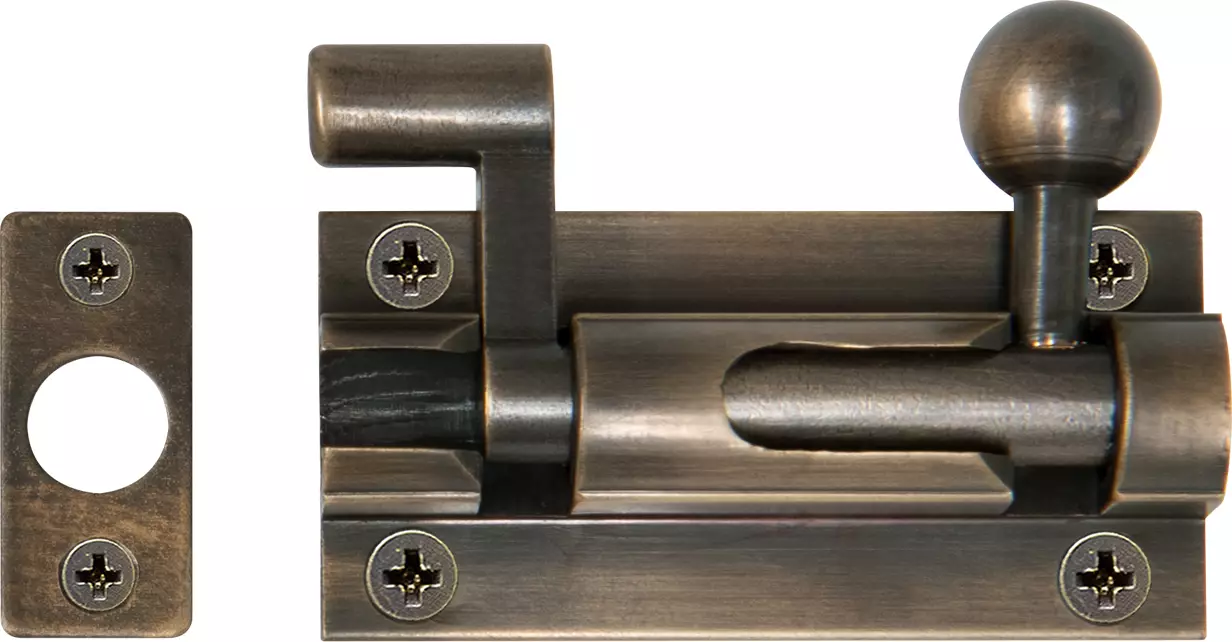 Necked Barrel Bolt - 50mm - ORB