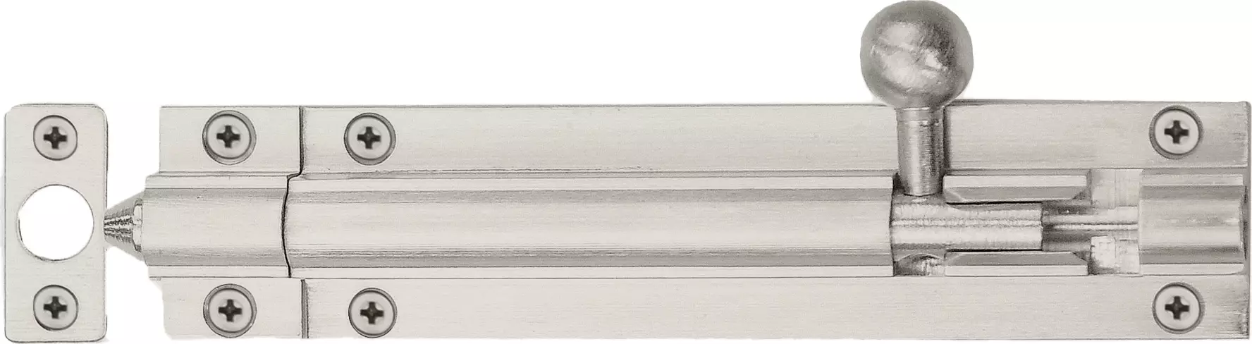 Straight Barrel Bolt - 100mm - BN