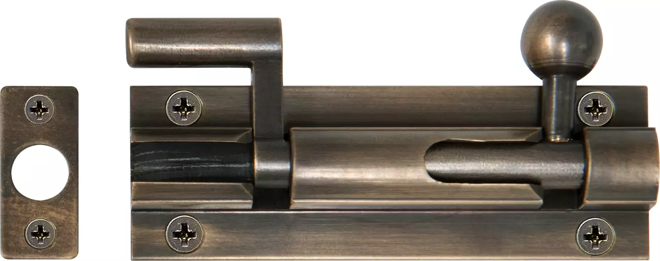 Necked Barrel Bolt - 75mm - ORB