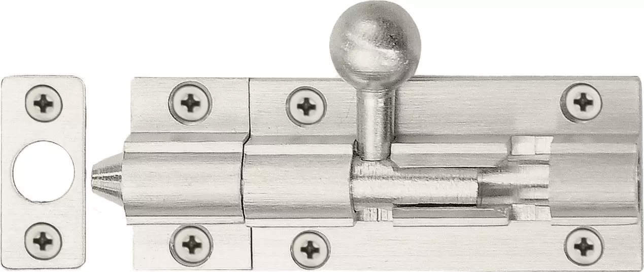 Straight Barrel Bolt - 50mm - BN