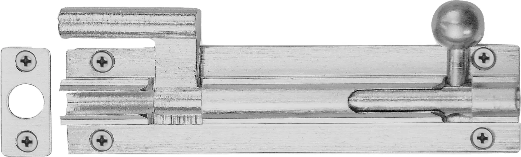 Necked Barrel Bolt - 100mm - PC