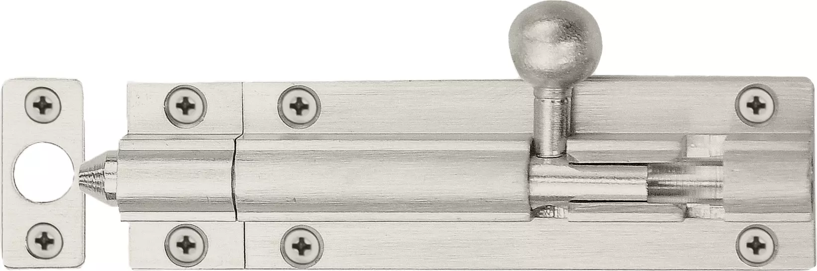 Straight Barrel Bolt - 75mm - BN