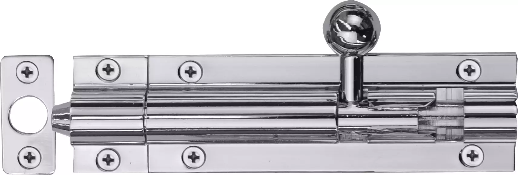 Straight Barrel Bolt - 75mm - CP