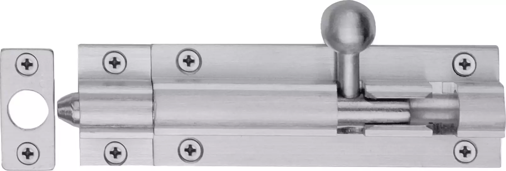 Straight Barrel Bolt - 75mm - PC