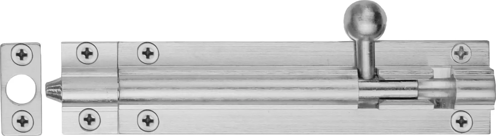 Straight Barrel Bolt - 100mm - PC