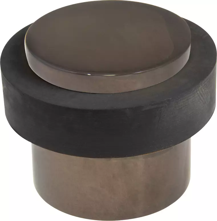 Floor Mount Door Stop - Round - 38mm - AB